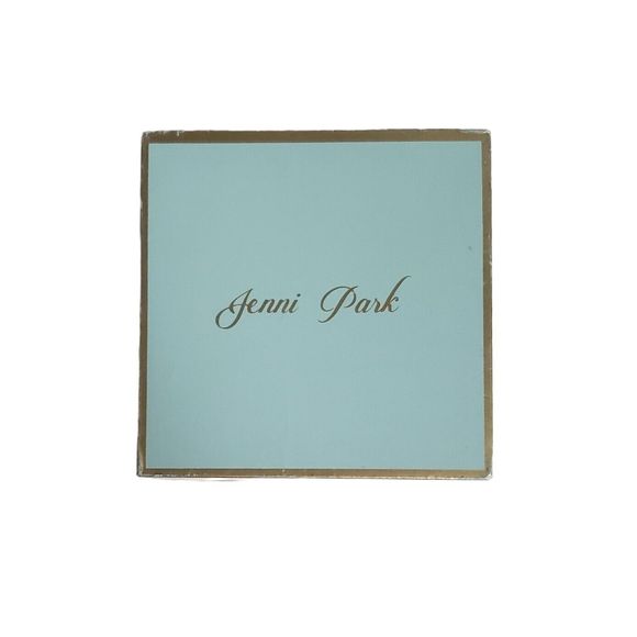 Jenni Park Swarovski Rose Gold Tone Finish 2 Row Crystal Hoop Earrings New Boxed - Picture 4 of 5